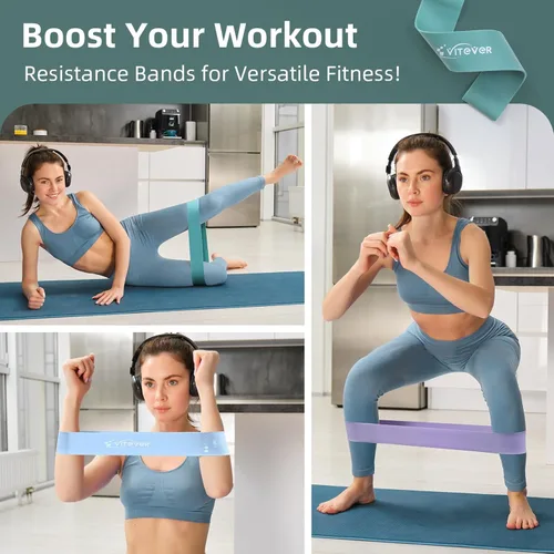 Miniatura 6 de Booty Bands Set, Resistance Bands for Working Out, Exercise Bands for Women and Men Legs and Butt, Stretch Bands for Pilates, Yoga Starter Set 5