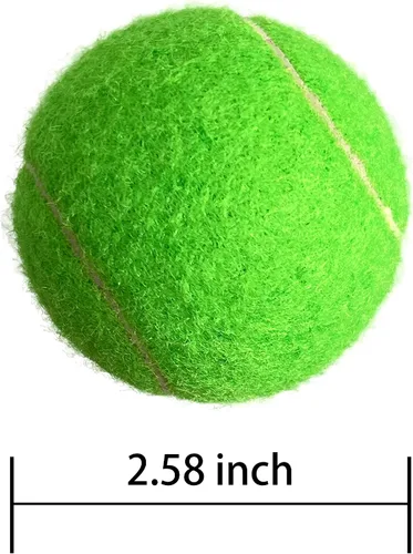 Miniatura 2 de Pelotas de tenis, paquete de 4 pelotas de tenis de práctica para principiantes, pelotas de tenis de entrenamiento para mascotas y perros Verde