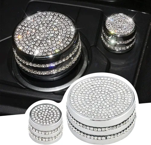 Miniatura 12 de Tapones para pomos de aire acondicionado, compatibles con Mazda 3 (2014-2018), cristal, decoración