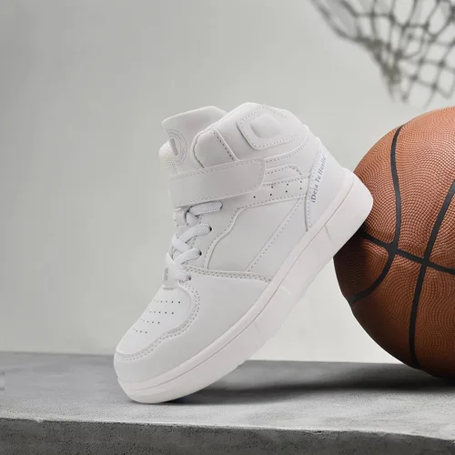 Miniatura 6 de brooman Zapatos de baloncesto para niños, tenis de caña alta para niñas, zapatos de escuela, zapatos deportivos para correr