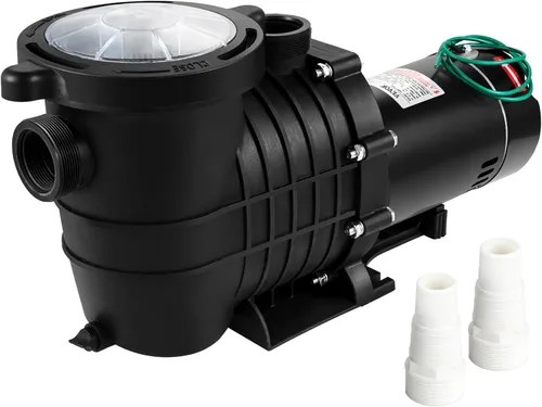 Miniatura 17 de VEVOR Bomba de piscina sobre el suelo, 2.5 HP, 148 GPM Max Flow Bomba de piscina de una sola velocidad, 220 V, 3450 RPM, elevación máxima de cabeza