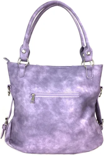 Miniatura 2 de Zzfab Laser Cut Hobo Bag Doble Manijas Bolso Grande