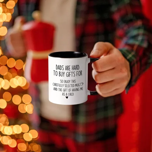 Miniatura 2 de Cabtnca Regalos para papá, taza para papá, día del padre, Navidad, regalos de cumpleaños para papá de parte de hija e hijo, regalo para papá, 11