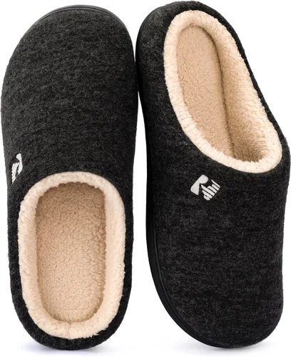 Miniatura 13 de RockDove Pantuflas tipo zueco con forro de sherpa para hombre