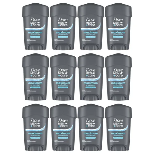 Dove Men + Care Clinical Protection Desodorante antitranspirante Solid Clean Comfort 1.70 oz (paquete de 12)