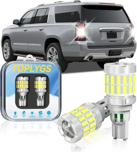 Miniatura 10 de Bombilla 912 921 compatible con Subaru 2005-2025 Outback Bombilla de luz de reversa, 6000K blanco, repuesto de bombilla LED T15 OEM super brillante
