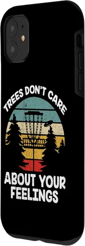 Miniatura 2 de Funda para iPhone 11 Trees Dont Care About Your Feelings Disc Golf Player Case