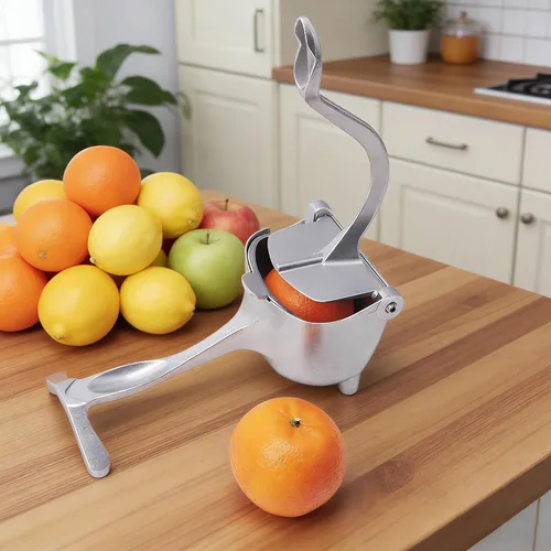 Miniatura 5 de Exprimidor manual de alta resistencia, exprimidor de cítricos a mano, exprimidor de limón, prensa de jugo de hierro fundido de grado comercial