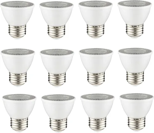 Miniatura 10 de Sunlite Bombilla LED PAR16 regulable, de cuello corto, empotrable, 7 vatios, (reemplazo halógeno de 50 W) 500 lúmenes, base E26 media, certificación