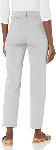 Miniatura 2 de Gloria Vanderbilt Amanda Classic Pantalón de mezclilla cónico para mujer, Ópalo gris, 20 talla extra