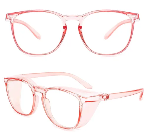 Miniatura 37 de Alsenor Gafas de seguridad antiniebla, gafas protectoras con bloqueo de luz azul, antipolvo, protección UV, para hombres y mujeres (jade)