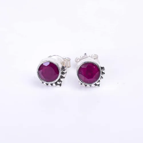 Miniatura 7 de Round Gemstone Stud Design 2