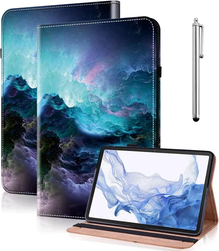 Miniatura 18 de Funda para Xiaomi Pad 5 / Pad 5 Pro de 11 pulgadas, Funda de cuero PU con ranura para tarjeta Banda elástica para Mi Pad 5/Pad 5 Pro 11" 2021