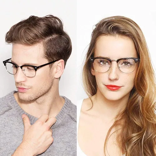 Miniatura 4 de LNTICB® Gafas con Bloqueo de Luz Azul para Computadora, Gafas de Lectura, Montura de Gafas con Lente Transparente, Unisex, Anti UV, Anti Fatiga