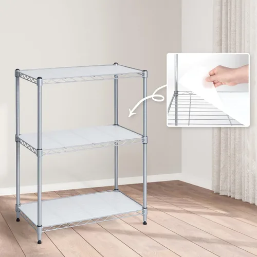 Miniatura 9 de CAPHAUS NSF - Estantería ajustable de alambre de metal con forros, estantería de almacenamiento de cocina, estantería de almacenamiento de acero
