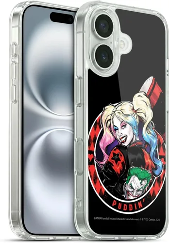 Miniatura 84 de Head Case Designs Funda de gel suave con licencia oficial de Batman DC Comics Love Hate Joker Harley Quinn Graphics [protección de grado militar]