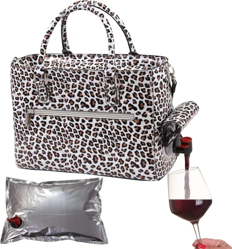 Miniatura 10 de Primeware – Bolsa aislante para bebidas con bolsa de 3 litros Almacenamiento térmico caliente y frío Dispensador portátil para vino, cócteles