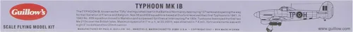 Miniatura 4 de Guillow's Hawker MK 1B Typhoon Kit