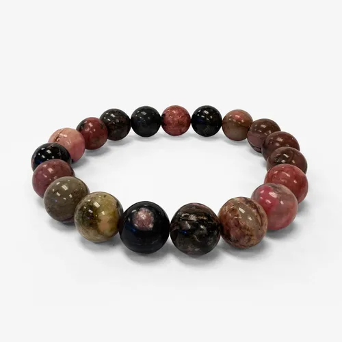 Miniatura 358 de Gem Avenue Handmade Round Bead Stretch Bracelet Unisex Natural Stone Beaded Jewelry for Men & Women, Elastic Wristband for Daily Wear