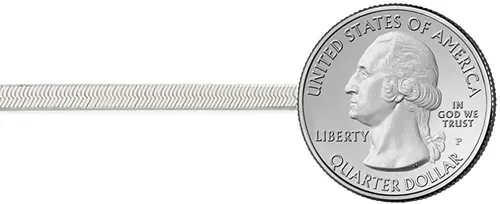 Miniatura 3 de Savlano Pulsera de plata de ley 925 con diseño de espiga plana de serpiente mágica para mujeres y hombres, fabricada en Italia, viene con una caja
