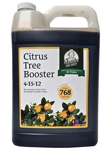 Miniatura 8 de Farmer's Secret Fertilizante potenciador de árboles de cítricos (8 onzas), súper concentrado, formulado para todos los árboles de cítricos