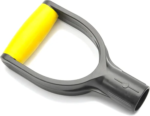 Miniatura 8 de Heyiarbeit Pala D Grip Mango de plástico Pala de 32mm/1.26" Diámetro interior Pala de nieve Mango para césped Jardín Excavación Rastrillo