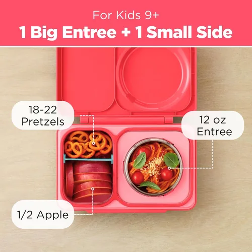 Miniatura 3 de Omie OmieBox UP Caja de Bento para Niños Lonchera Aislada Termo Térmico con Aislamiento al Vacío a Prueba de Fugas Envase de Hielo Refrescante