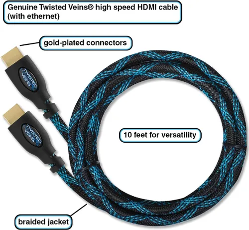 Miniatura 5 de Cheetah - Soporte de pared para TV inclinable para televisores de 32 a 86 pulgadas, hasta 74.8 kg, VESA máximo de 600 x 400 mm, con cable HDMI