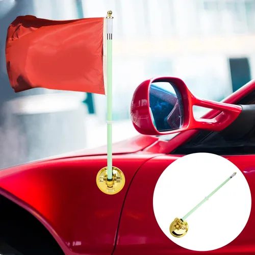 Miniatura 2 de Gatuida Soporte para mástil de bandera de automóvil, con ventosa, soporte para mástil de bandera de pared, soporte para mástil de bandera de Como se