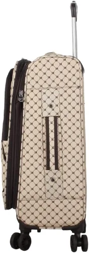 Miniatura 62 de Steve Madden Equipaje de diseñador, Chalet Gris Claro, Juego de maleta giratoria ligera expandible de 3 piezas - Juego de viaje
