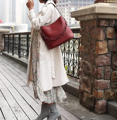 Miniatura 3 de MKF Collection Bolso Hobo, Bolso de mano con asa superior, Bolso de hombro de cuero PU