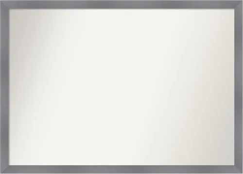 Miniatura 322 de Amanti Art Espejo personalizado, espejo de baño gris plomo a rayas, espejo de pared o espejo de tocador de baño sobre el fregadero