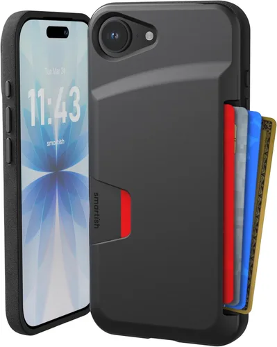 Miniatura 55 de Smartish - Funda tipo cartera para iPhone 11, diseño de cartera volumen 1 [delgada + protectora] con tarjetero - probada para caídas con ranura