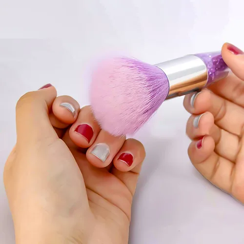 Miniatura 3 de Cepillos de uñas para decoración de uñas, cepillo de limpieza de uñas, cepillo de rubor, brochas de maquillaje, cepillo de polvo de uñas, cepillo