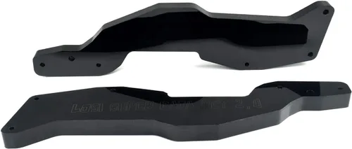 Miniatura 5 de 2 piezas de soporte reforzado trasero para 1/6 LOSI Super Baja Rey 2.0 RC (negro)