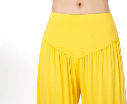 Miniatura 5 de Pantalones de algodón para mujer, elásticos, suaves, para yoga, deportes