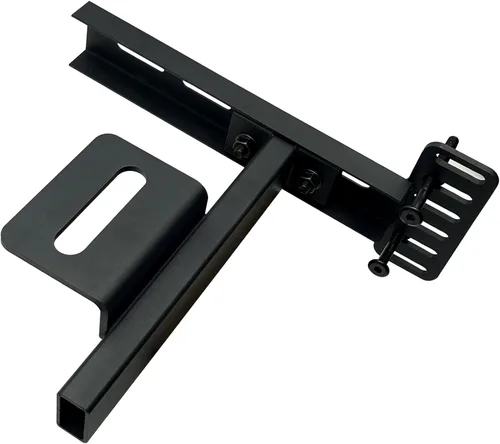 Miniatura 7 de Juego de 2 soportes de cabecera para marco de cama de metal, soportes de extensión ajustables para cabecero y estribo, se adapta a cama individual