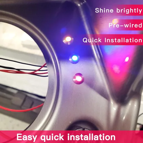 Miniatura 4 de Luz indicadora LED metálica de 6 mm, pequeña, 12 V, impermeable, lámpara de señal de 24 voltios, luces de salpicadero, precableada, eléctrica