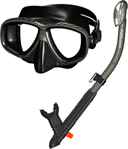 Miniatura 8 de Promate Máscara de purga de snorkel y conjunto combinado de snorkel seco (SCS0096)
