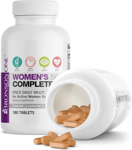 Miniatura 6 de Bronson ONE Daily Multivitamínico Multimineral Completo 50+ para mujer, 180 tabletas