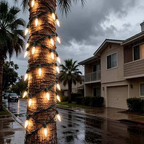 Miniatura 2 de Guirnalda de 100 Luces LED Blanco Cálido de Cable Verde para Navidad, con Certificación UL y Cadena de Iluminación Decorativa Comercial de 35 Pies