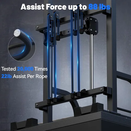 Miniatura 4 de Sportsroyals Power Tower - Estación de barra de dominadas, estación de inmersión estable de 450 libras para gimnasio en casa, equipo de Multi