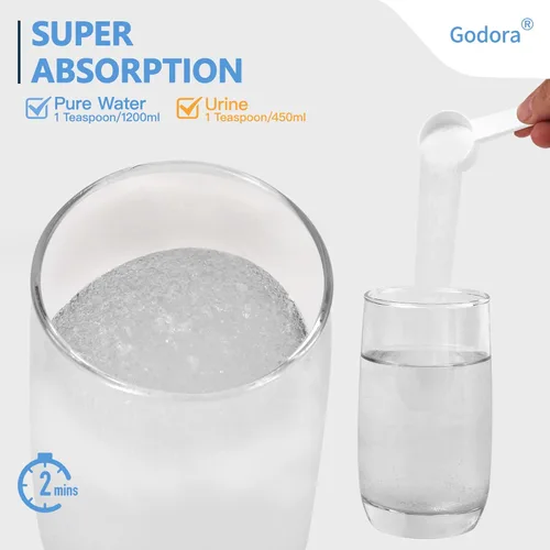 Miniatura 2 de ECO-Friendly Poo Urine Gel Powder with Spoon, Fast-Absorbing Camping Toilet Chemicals, Rapidly Biodegradable Eco Gel for Portable Toilet, for