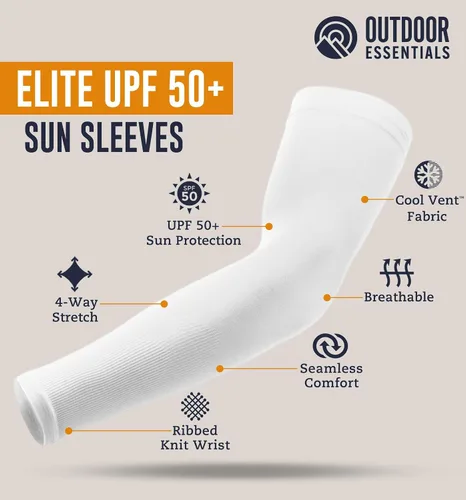 Miniatura 6 de Mangas de compresión de enfriamiento para hombres y mujeres, con protección solar UV UPF 50, paquete múltiple, mangas protectoras de brazos
