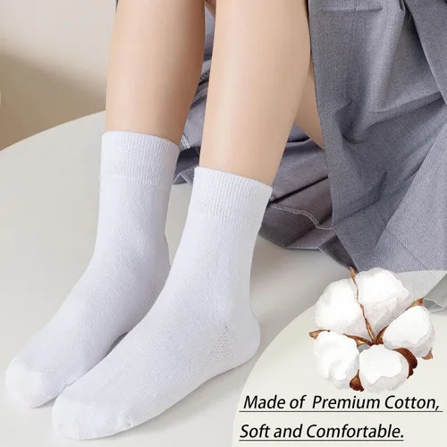 Miniatura 2 de Mini Angel Calcetines de algodón sin costuras para niños y niñas, 6 pares