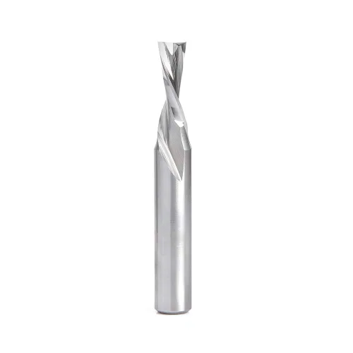 Miniatura 7 de Amana Tool HSS1655 Brocas de enrutador espiral de doble flauta Metal Corte de aluminio de 1/4 D x 1 x 1/4 pulgadas Broca de enrutador de corte