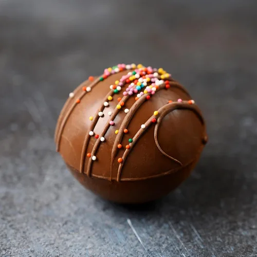 Miniatura 6 de Cybrtrayd Molde de caramelo de chocolate con bomba de baño con instrucciones exclusivas para moldeo de chocolate con derechos de autor de Cybrtrayd