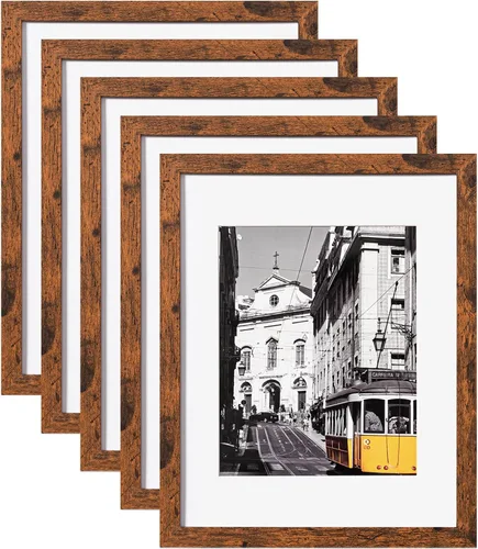 Miniatura 22 de eletecpro - Juego de 10 marcos de fotos de 5 x 7 pulgadas, collage de marcos de fotos para decoración de pared, muestra fotos de 4 x 6