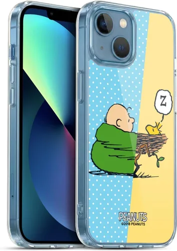 Miniatura 281 de Head Case Designs Funda de gel con licencia oficial de Peanuts Snoopy & Woodstock Halfs and Laughs [protección de grado militar] compatible