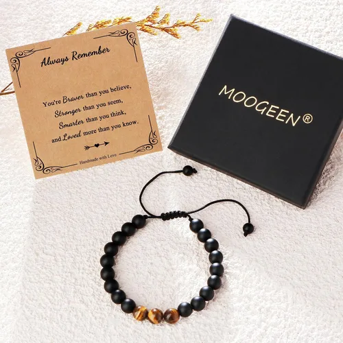 Miniatura 7 de Pulsera de regalos para hombres para papá hijo mi hombre novio marido hermano nieto abuelo papá bonus sobrino tío cumpleaños día del padre